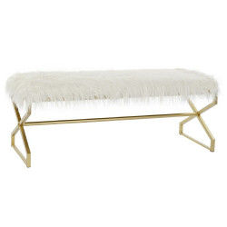 Bench DKD Home Decor Silver...