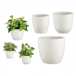 Set of pots White Clay