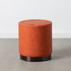 Pouffe Dark Red Synthetic...