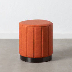 Pouffe Dark Red Synthetic...