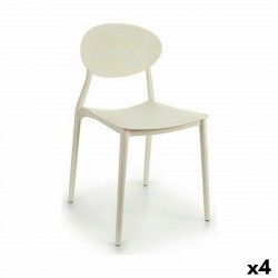 Dining Chair White Plastic...