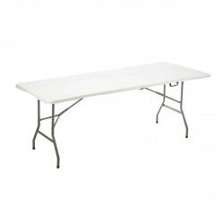 Folding Table White Metal...