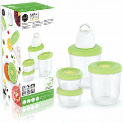 Set of condiment containers...