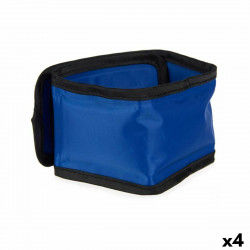 Dog collar Blue Black PVC...