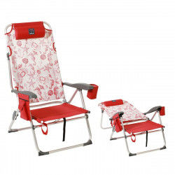 Beach Chair Red 108 x 47 x...