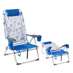 Beach Chair Blue 108 x 47 x...