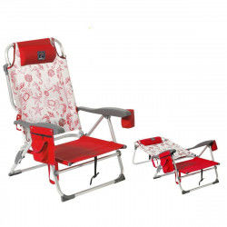 Beach Chair Red 87 x 51 x...
