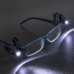 360º LED Glasses Clip...