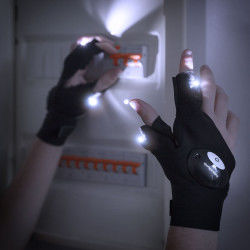 Gloves with LED Light Gleds...