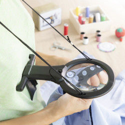Hands-Free Magnifying Glass...