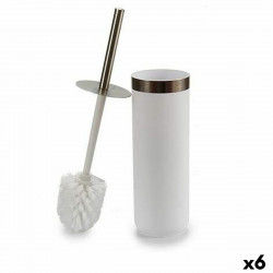 Toilet Brush White Silver...