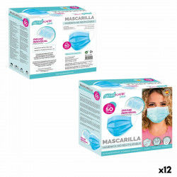 Schachtel mit Hygienemasken...