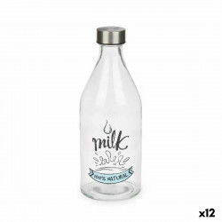 Bottle Milk Glass 1 L (12...