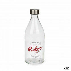 Flasche Retro Glas 1 L (12...