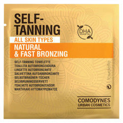 Self-bronzing towelettes...
