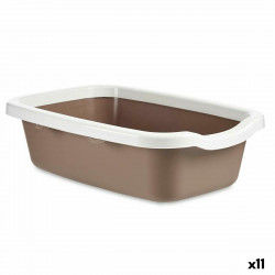 Cat Litter Box White Beige...