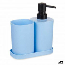 Bath Set Blue Black...