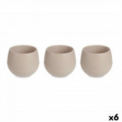 Set of pots Taupe Plastic...