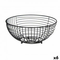 Fruit Bowl Black Metal 28 x...