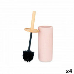 Toilet Brush Pink Wood...