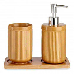 Bath Set Ceramic Bamboo...