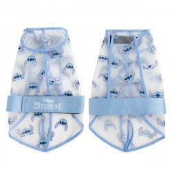 Dog raincoat Stitch Blue M