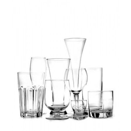 Glasses, cups and jugs